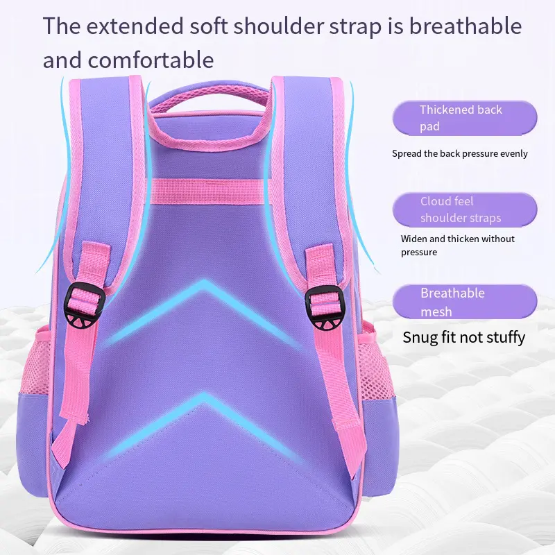 Kuromi Student Bag Girl Leisure Large Capacity My Melody Backpack Child Backpack Sanrios Anime Figure Waterproof Kawaii Cartoon