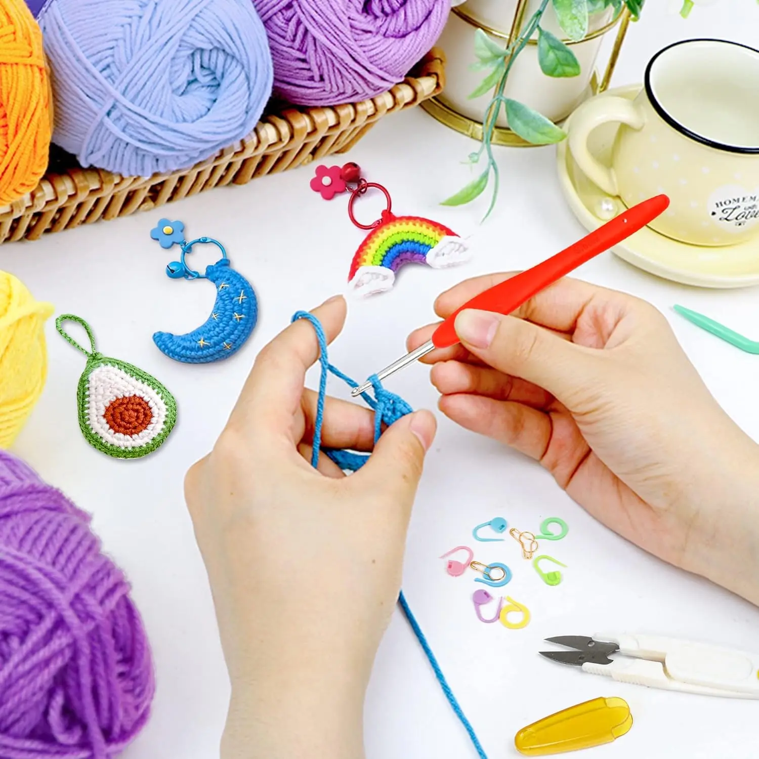 Crochet Kit for Beginners Adults Crochet Kits for Beginners Kids Knitting Needles & More Ideal Beginner Kit