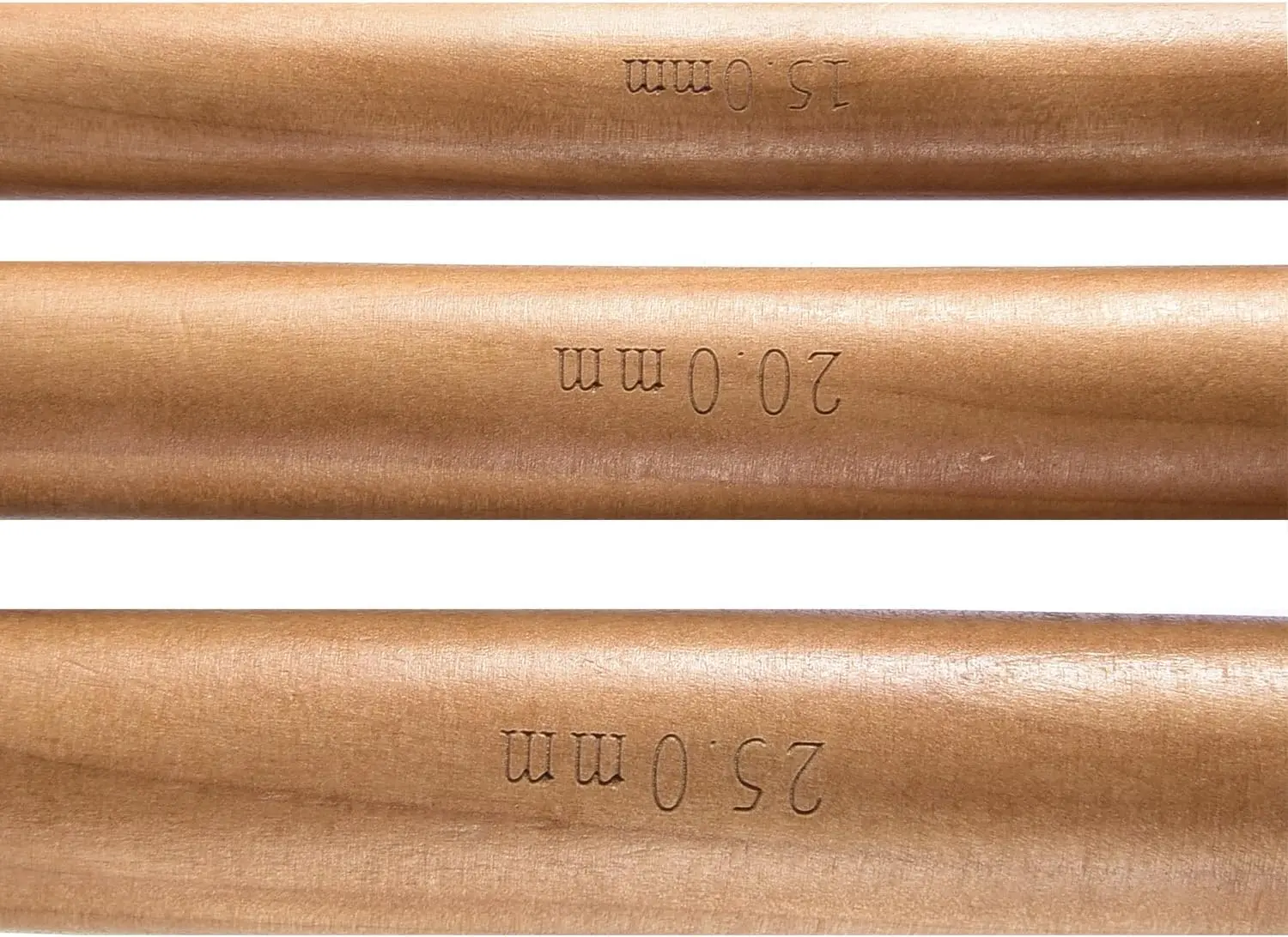 3 PCS Giant Crochet Hooks Set - 15mm(P/Q) 20mm(S) 25mm(U) Bamboo Yarn Hooks with Portable Case - Perfect for Big Loop Yarn
