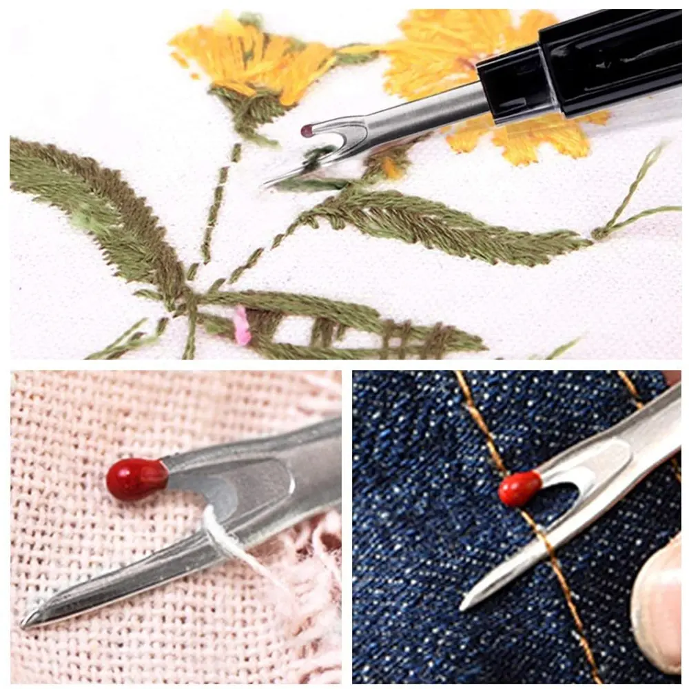 Sewing Seam Ripper Black Stitch Rippers for Sewing Crafting Removing Threads Remove Stitch Unpicker for Needlework DIY Sewing
