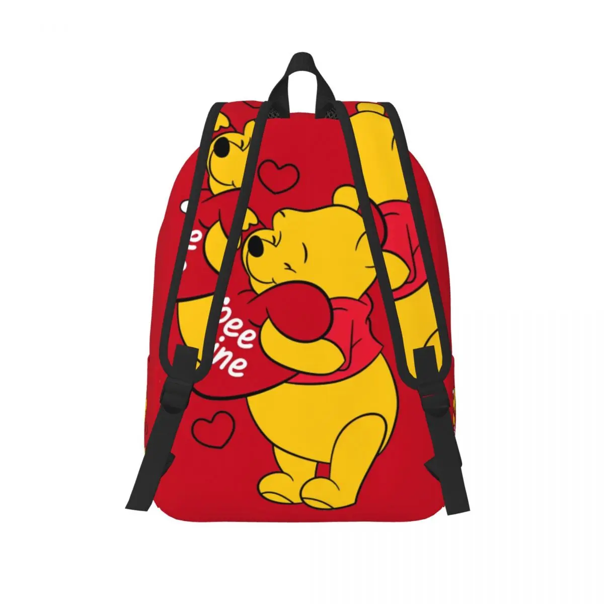 Winnie The Pooh Merch Backpack for Preschool Primary School Student Book Bags Boy Girl Kids Daypack for Outdoor