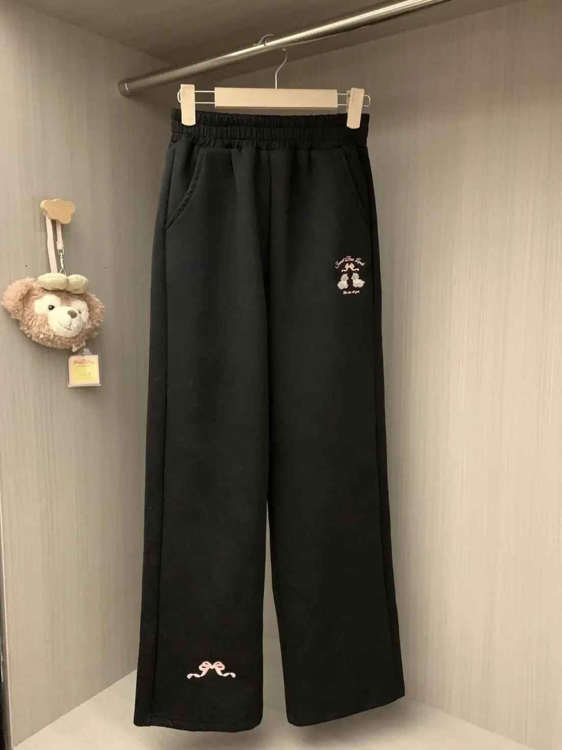 Sweet Girl Straight Pants Spring Summer New Casual All Match Soft Girl Sports Sweatpants Japanese Cute Core Y2k Pants Women