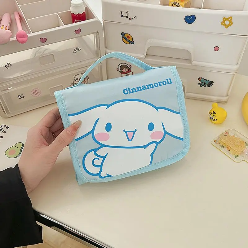 Girl Hello Kittys Kuromi Travel Bag Anime Figure My Melody Portable Foldable Large Capacity Sanrios Storage Bag Cinnamoroll