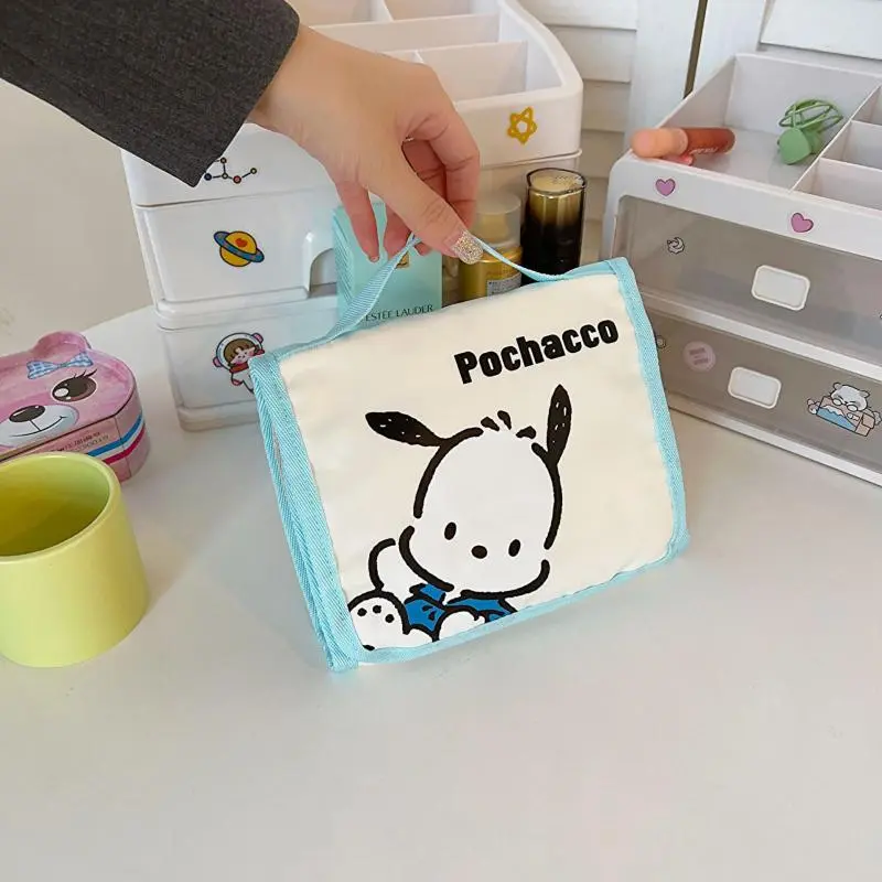 Girl Hello Kittys Kuromi Travel Bag Anime Figure My Melody Portable Foldable Large Capacity Sanrios Storage Bag Cinnamoroll