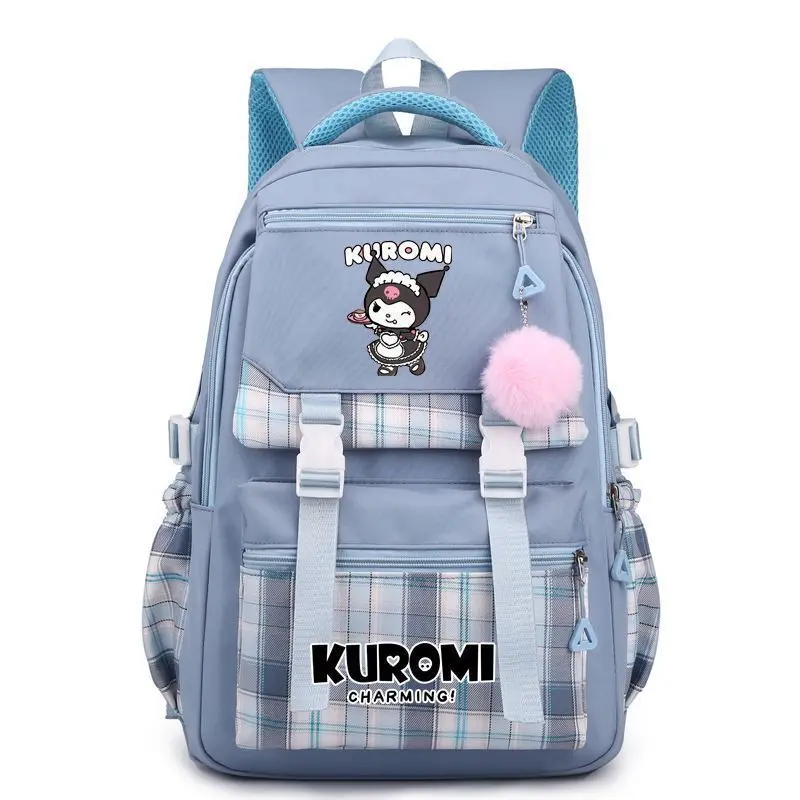 MINISO Kulomi Backpack Anime Students School Bag Cartoon Bookbag Travel Rucksack Outdoor Bag Kid Gift