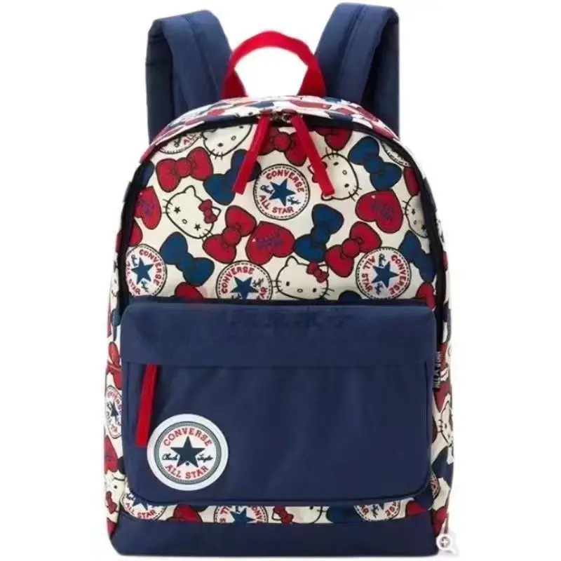 Hello Kittys Backpack Sanrios Water Proof Cute Student Both Shoulders Anime Figure Girl School Bag Large Capacity Kawaii Cartoon