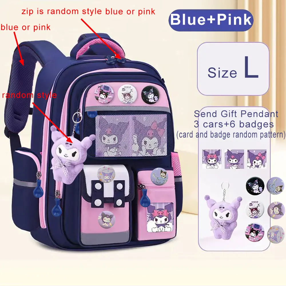 Kuromi Cinnamoroll Capybara My Melody Boy Girls Kids Student Back To School Book Bags, Teenagers Mochila, Laptop Travel Backpack