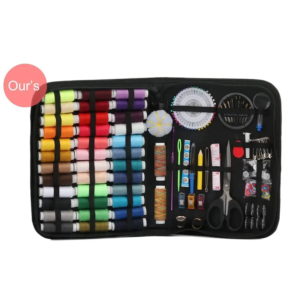 183pcs Multi Function Sewing Kits Colour Sewing Thread Storage Bag Box Embroidery Craft DIY Sewing Tool Sets For Beginners