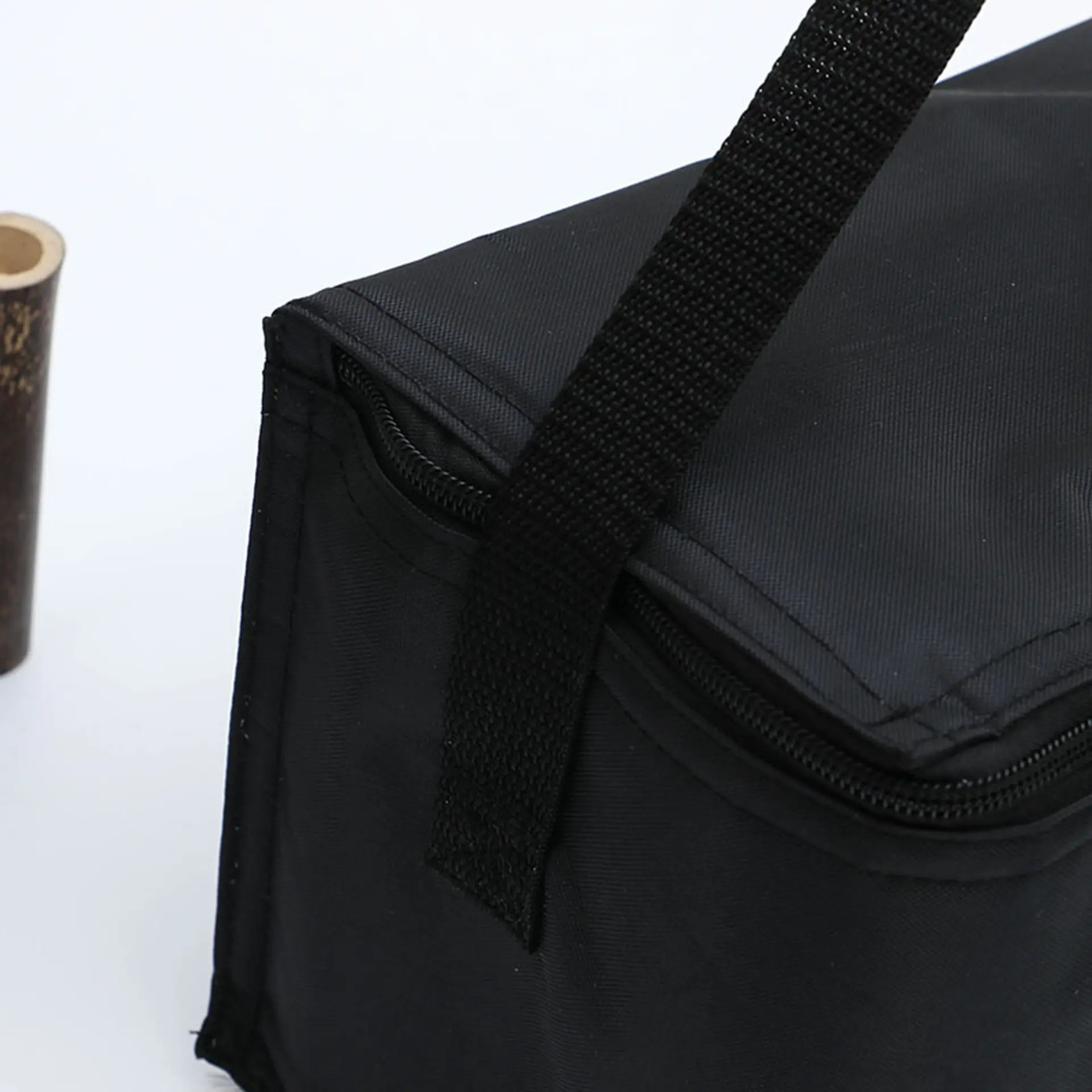 1Pc Portable Picnic Bag Thermal Lunch Bag Folding Thermal Bag Camping Beach Outdoor Tableware Cooler Handbag