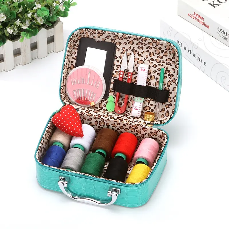 Household High End Sewing Box Set Portable Sewing Tool Storage Box Manual Sewing Clothes Sewing Bag