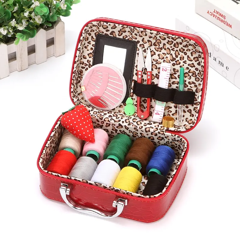 Household High End Sewing Box Set Portable Sewing Tool Storage Box Manual Sewing Clothes Sewing Bag