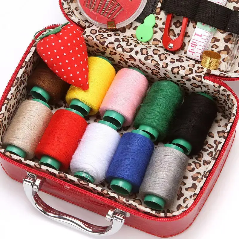 Household High End Sewing Box Set Portable Sewing Tool Storage Box Manual Sewing Clothes Sewing Bag