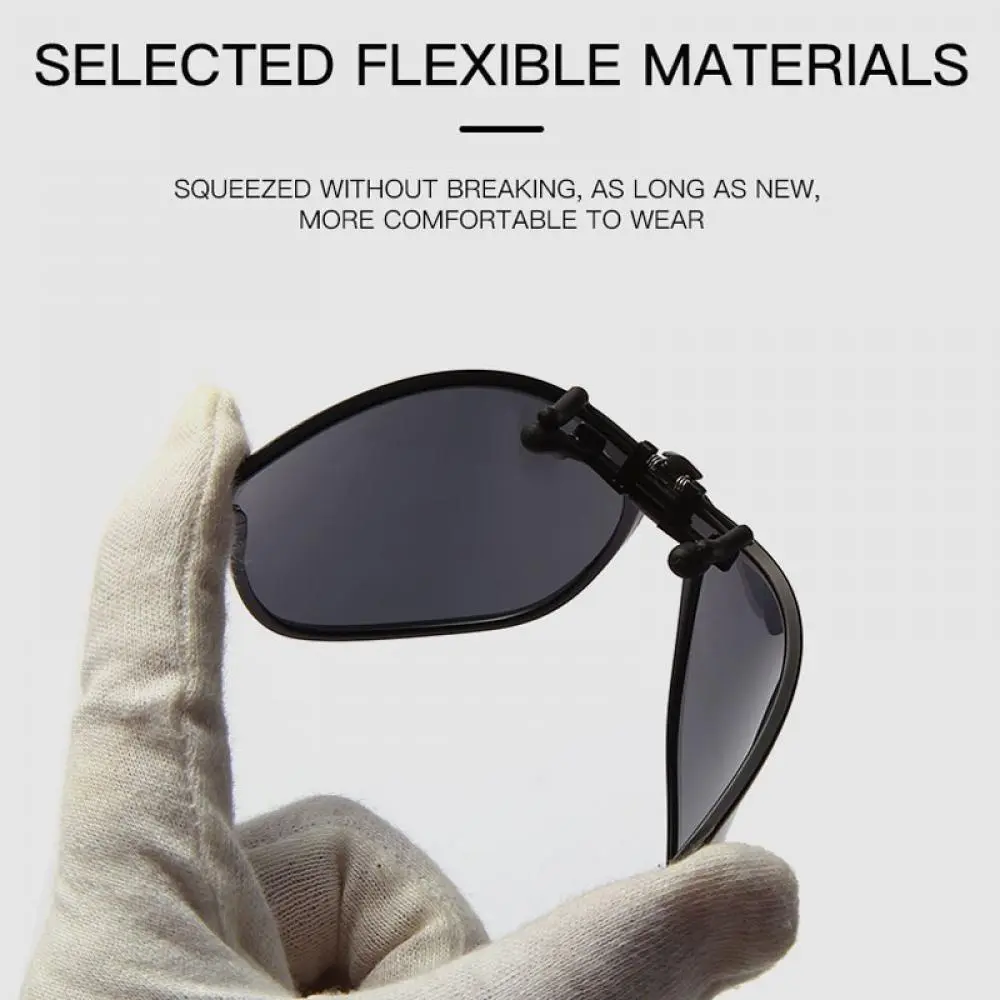 Fashionable Polarized Myopia Glasses Clip Driver's Goggles Night Vision Glasses Outdoor Sunshade And UV Resistant Sunglasses