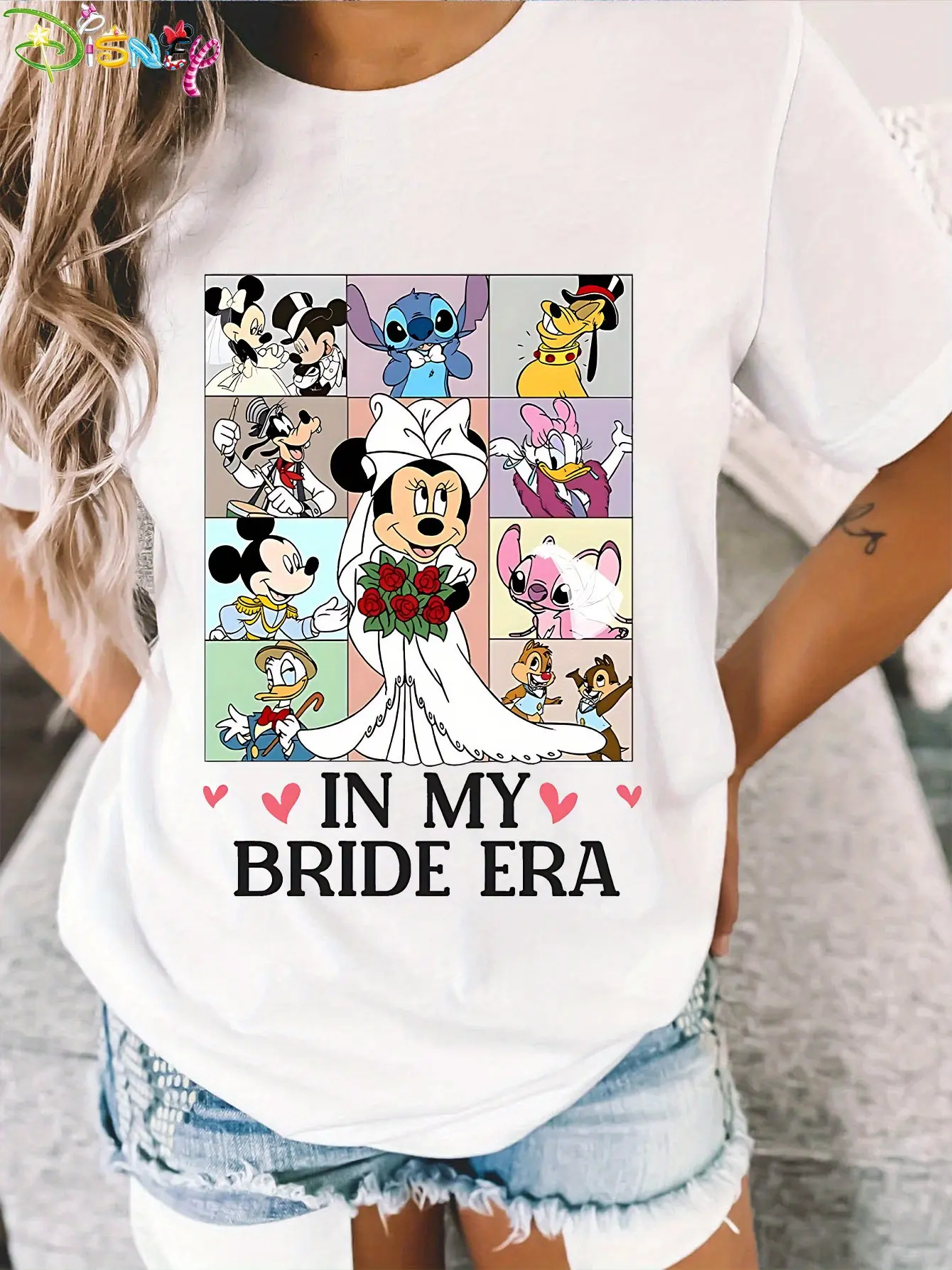 Mickey Mouse Minnie Animated Summer T-Shirt Boys Girls Family Parent-Child Clothing Casual Loose Comfortable Oversized Men Women