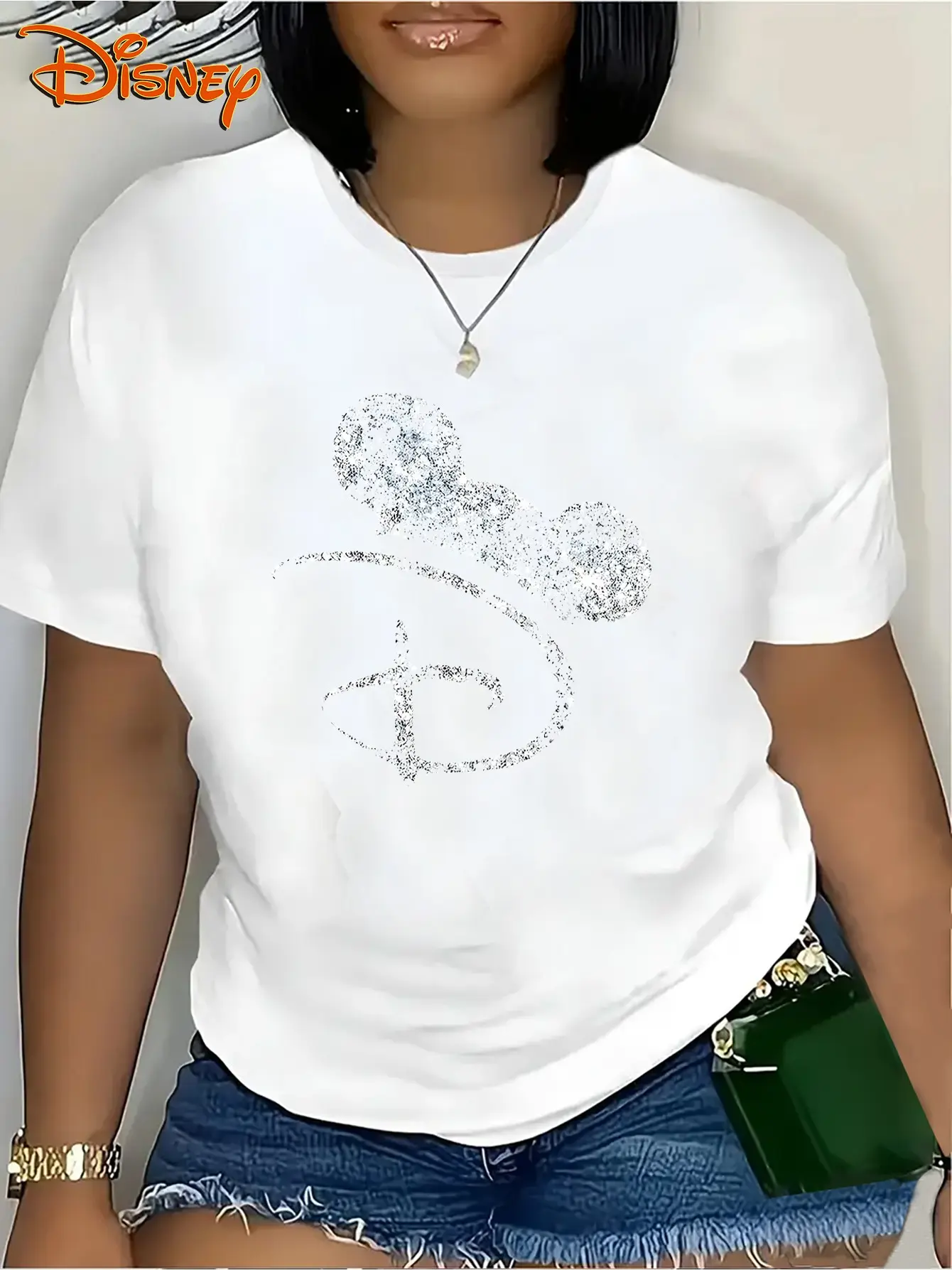 Mickey Mouse Boy Girl Summer T-Shirt Cartoon Family Parent-Child Clothing Casual Comfortable Oversized Short Sleeve Men Women