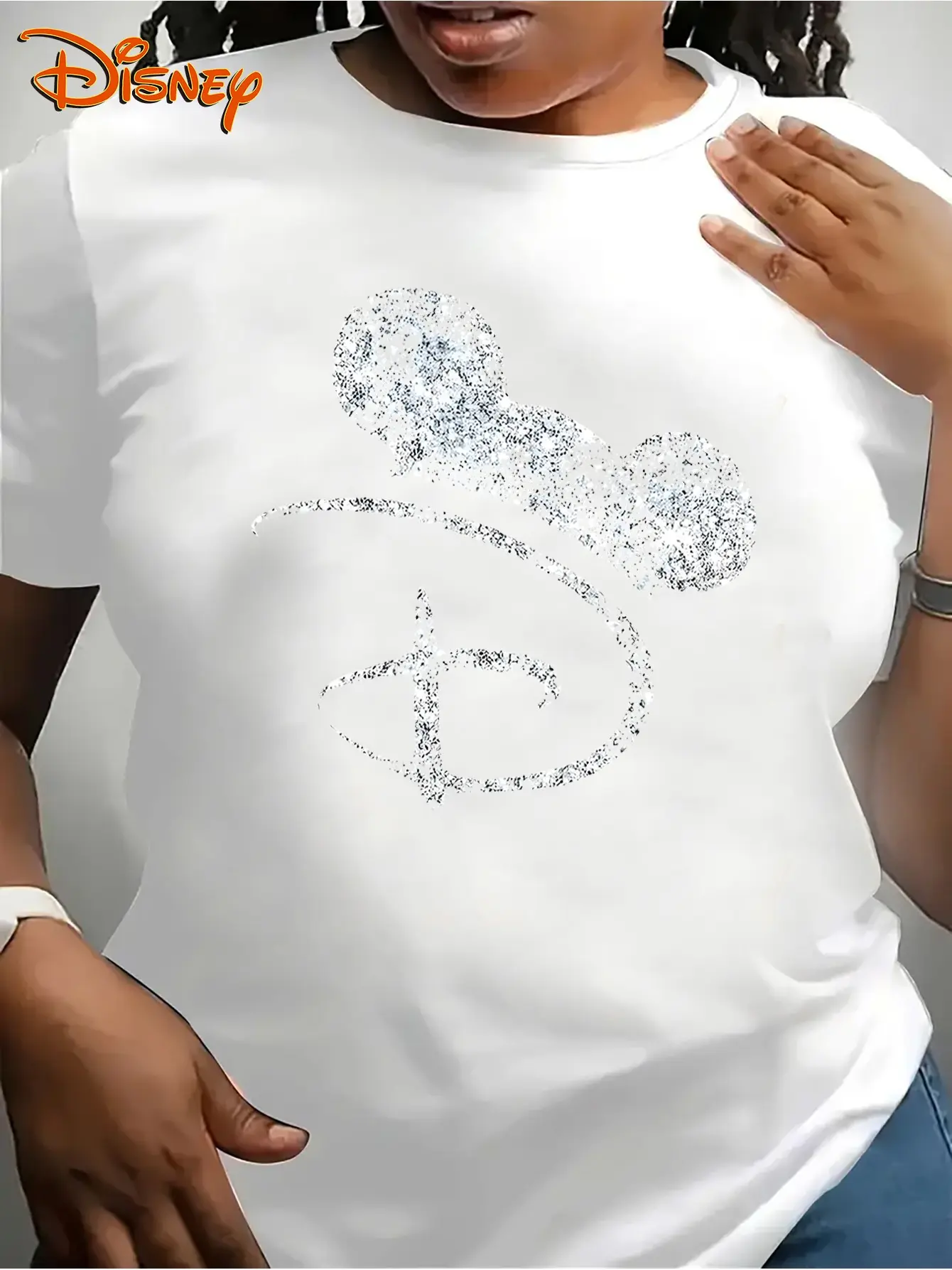 Mickey Mouse Boy Girl Summer T-Shirt Cartoon Family Parent-Child Clothing Casual Comfortable Oversized Short Sleeve Men Women