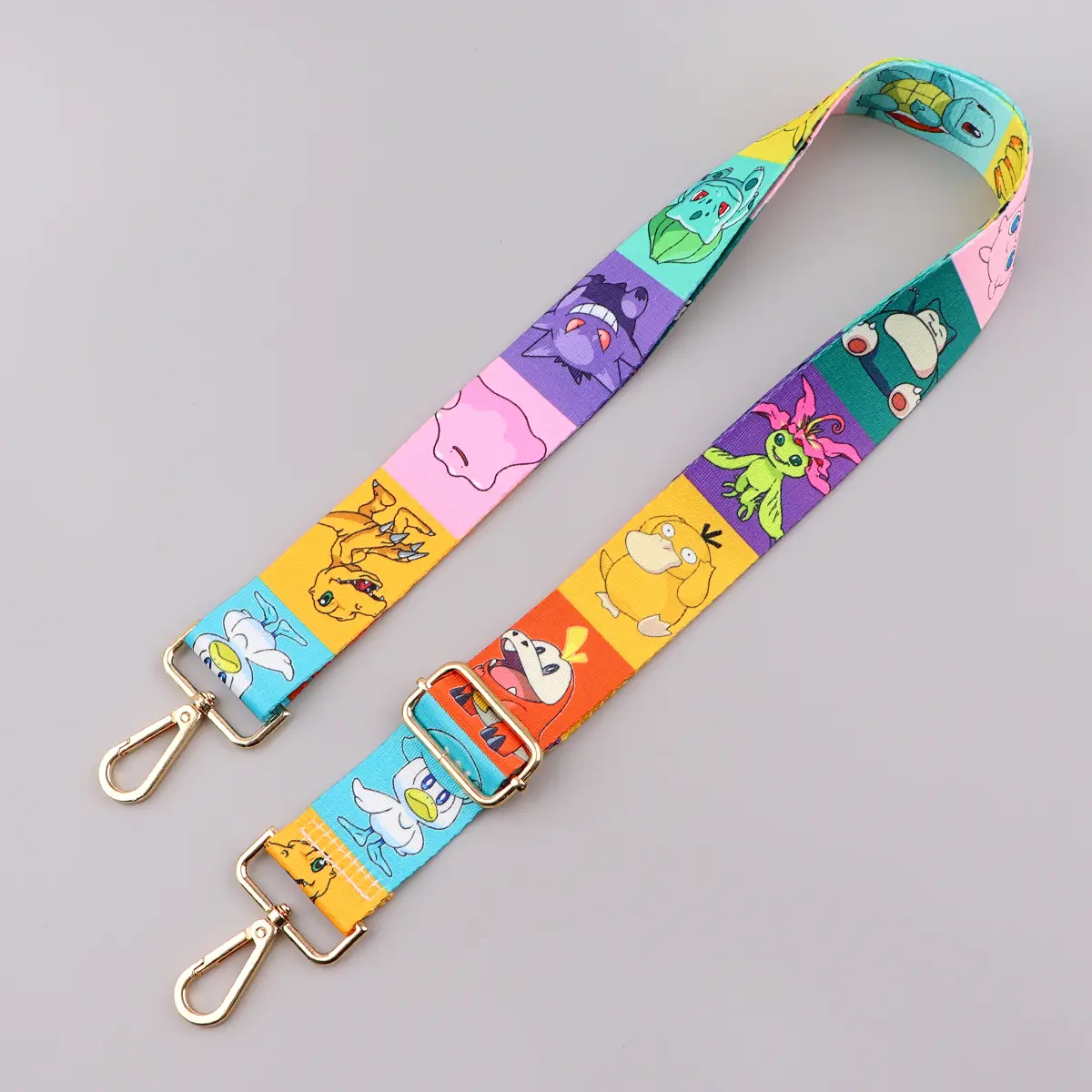 Classic Anime Game Monster Bag Strap Woman Colored Strap for Crossbody Messenger Shoulder Bag Accessories Adjustable Belt Straps