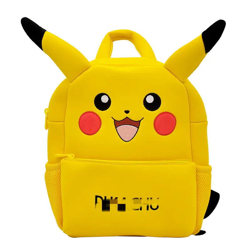Pokemon Kawaii Pikachu Backpack School Bag Hat Plush Doll Anime Stuffed Toy Decorations Birthday Holiday Gifts For Children Kid