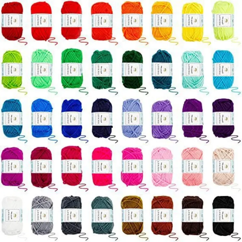 113 Piece Set Yarn Crochet Set Multi Size Crochet Long-Term Use Without Fatigue Beginner Set DIY Originality Weaving Tools