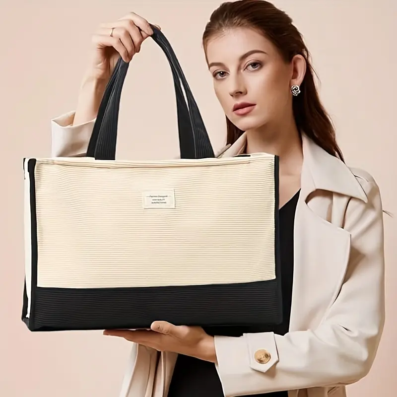 Retro Casual Handbag For Women Beautiful Corduroy Bag Women's Travel Bag Crossbody Handbag Environmentally Friendly Bag