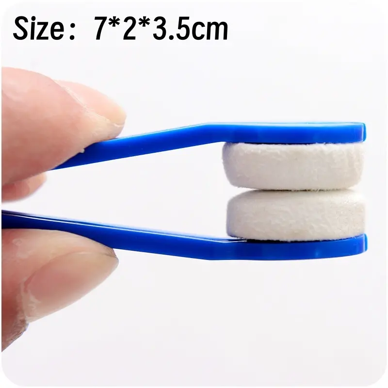 2Pcs Portable Multifunctional Glasses Cleaning Rub Eyeglass Sunglasses Spectacles Microfiber Cleaner Clean Brushes Tools
