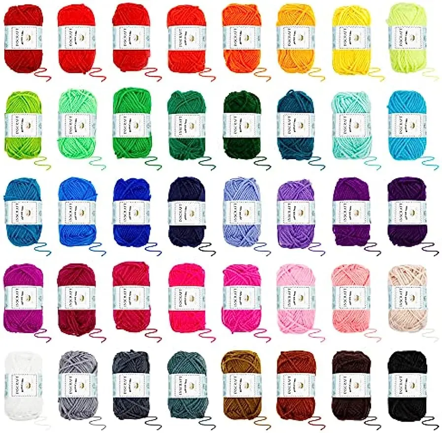 113Pcs Yarn Crochet Set Multi Size Crochet Craft Set For Ergonomics Ideal Beginner Set  DIY Originality Weaving Tools