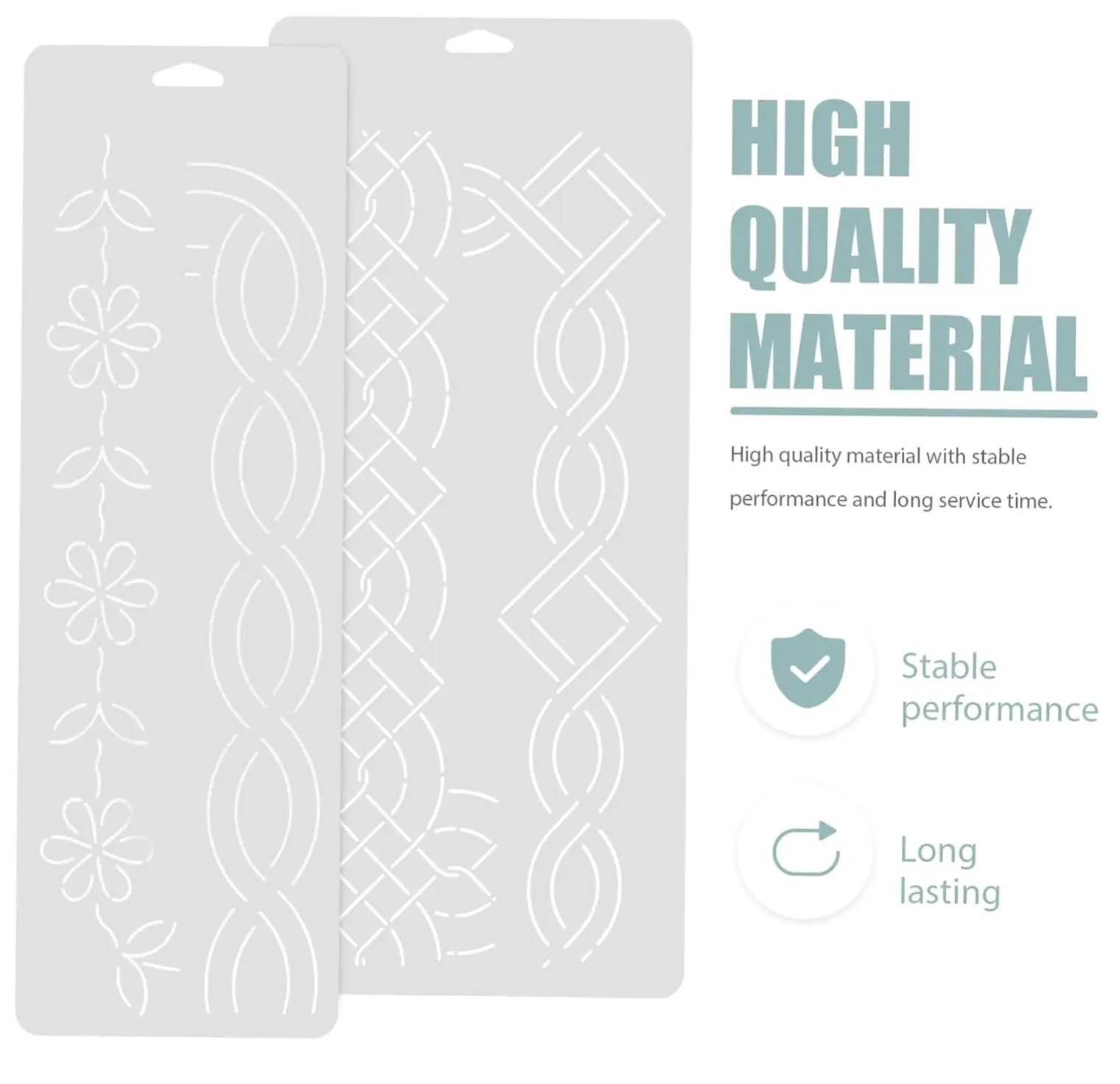 1Pc Patchwork Templates Quilting Ruler Templates Plastic Quilting Stencils Plastic Embroidery Sewing Templates DIY Sewing Tools