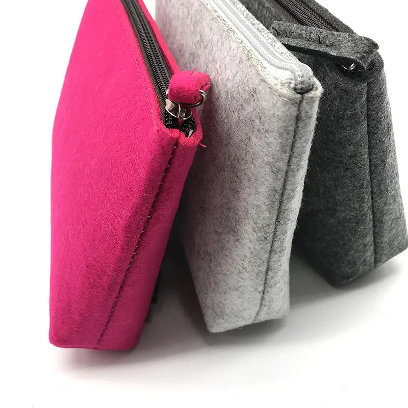 Felt Digital Organizer Travel Cosmetic Bag Wallet Ladies Cosmetic Bag Tote Bag Laptop Accessory Office Organizer
