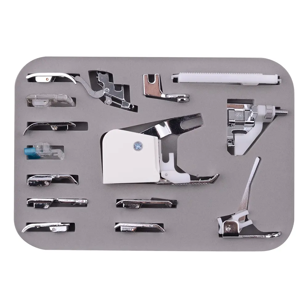 15Pcs Household Sewing Machine Snap on Presser Foot Set Professional Low Handle Sewing Machine Presser Foot Set