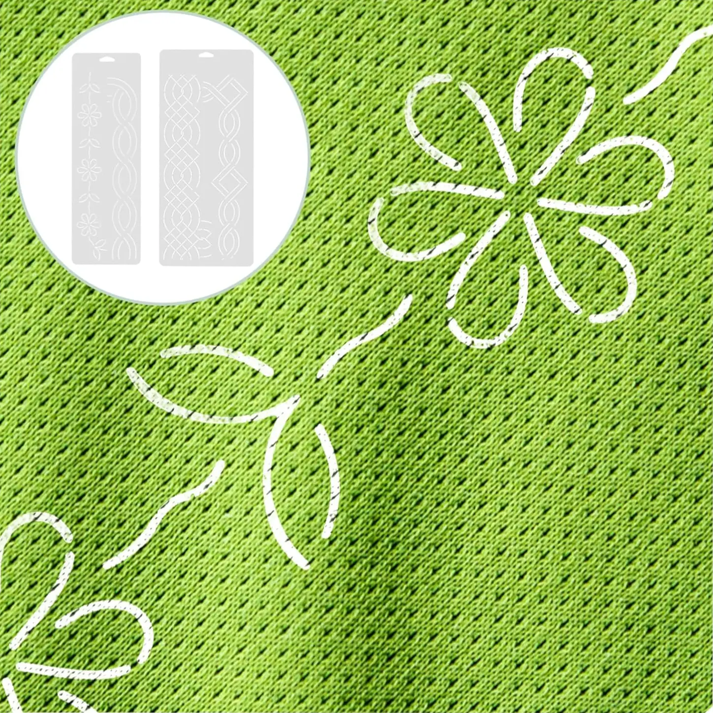 1Pc Patchwork Templates Quilting Ruler Templates Plastic Quilting Stencils Plastic Embroidery Sewing Templates DIY Sewing Tools