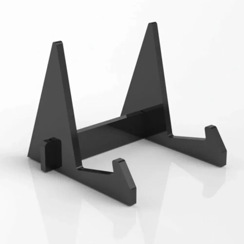 Acrylic Tablet Holder Book Recipe Book Shelf Magazine Holder Triangular Detachable Book Picture Frame CD Display Rack