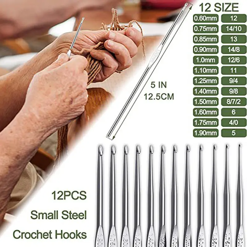 64Pcs Full Set Crochet Set New Colored Yarn Weaving Materials Simple Style Ideal Storage Bag For Beginners DIY Weaving Suit