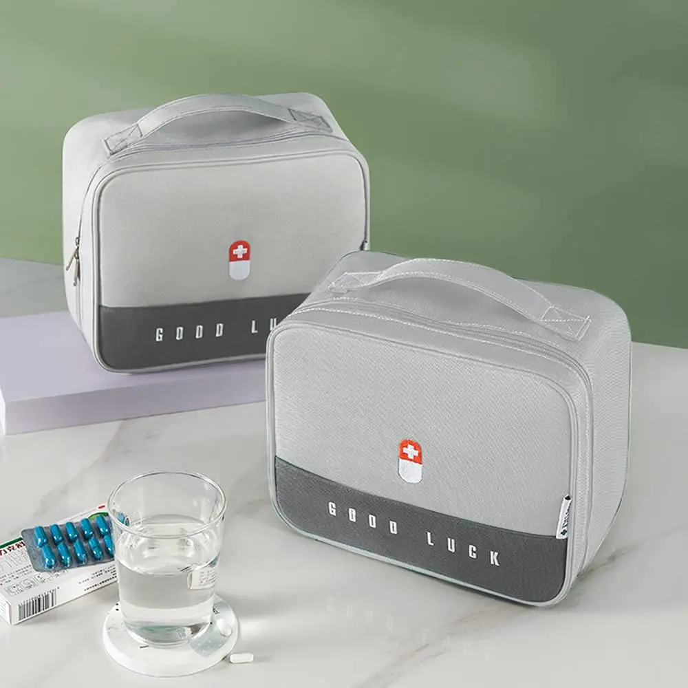 Medical Emergency Kit Portable Medicine Storage Organizers Large Capacity Waterproof Storage Bag Household Storage Organization
