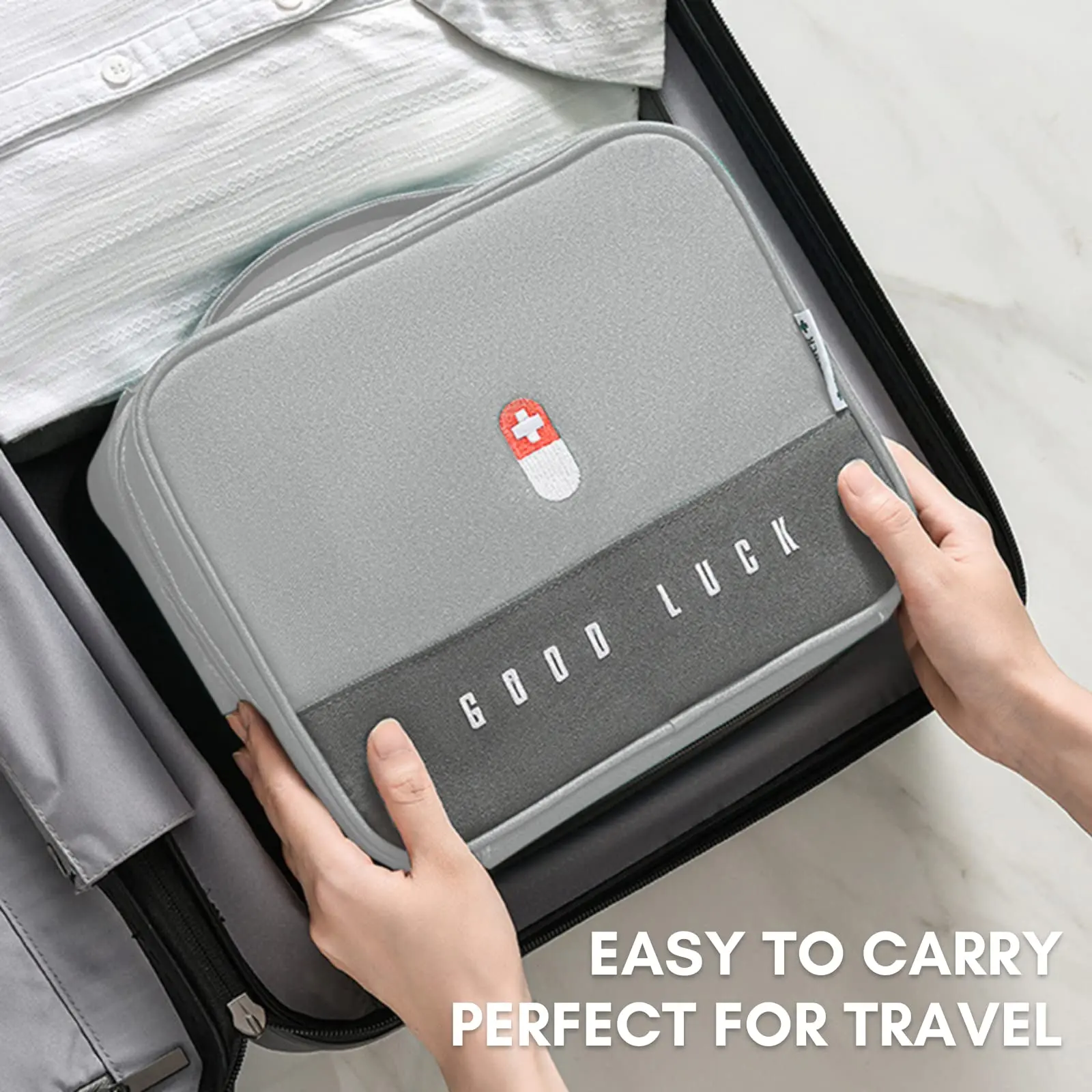 Medical Emergency Kit Portable Medicine Storage Organizers Large Capacity Waterproof Storage Bag Household Storage Organization