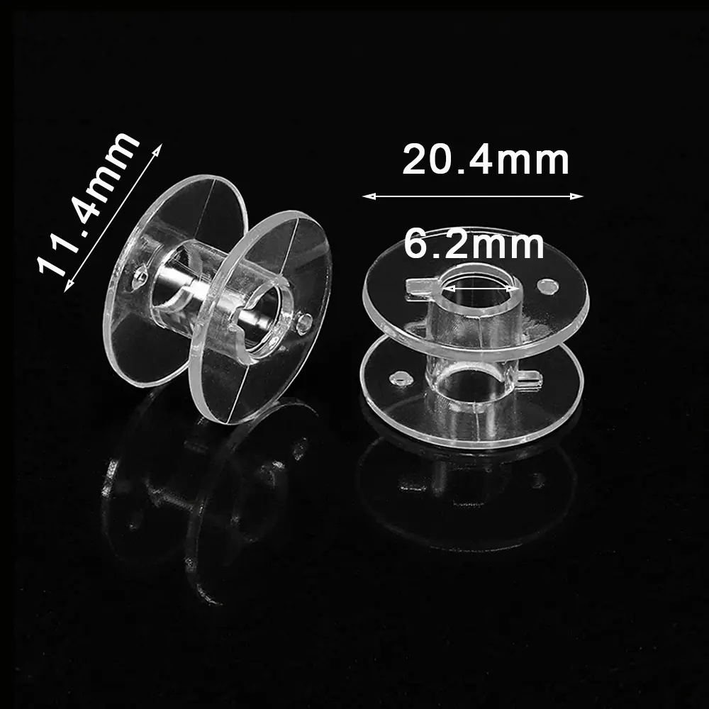 50pcs Sewing Machine Empty Bobbins Plastic Metal Spools Set Thread Organizer Box For Household Sewing Kit DIY Sewing Accessories