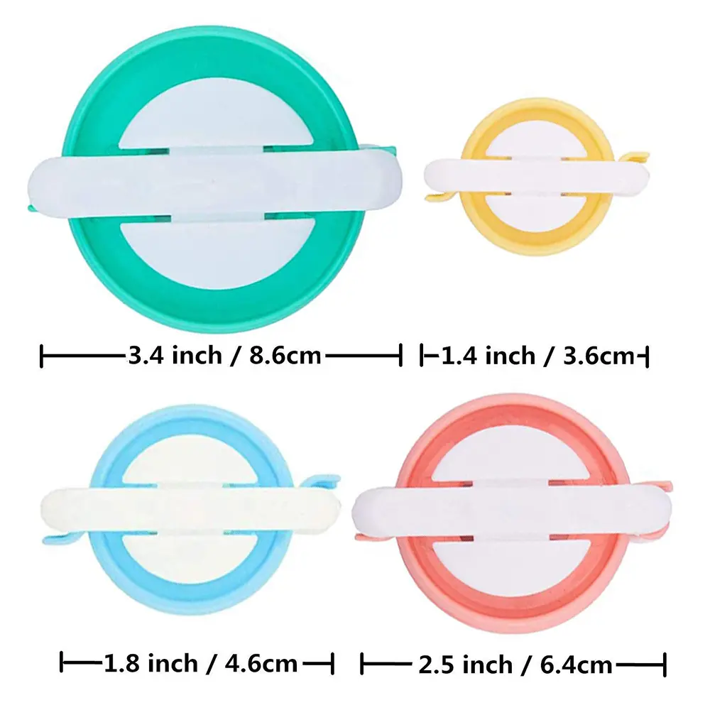 Pom Pom Maker 4 Sizes Pompom Maker Tool Set with a Thread Cutter Scissors DIY Wool Yarn Knitting Craft Project for Kids&Adult