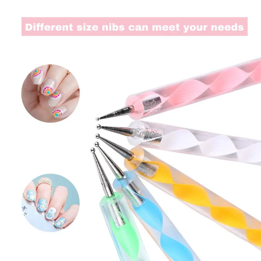 13 Pcs Of Mandala Painting Stick And Paint Stick Set Spiral Twisted Pattern Painting Supplies DIY Creative Tool Set
