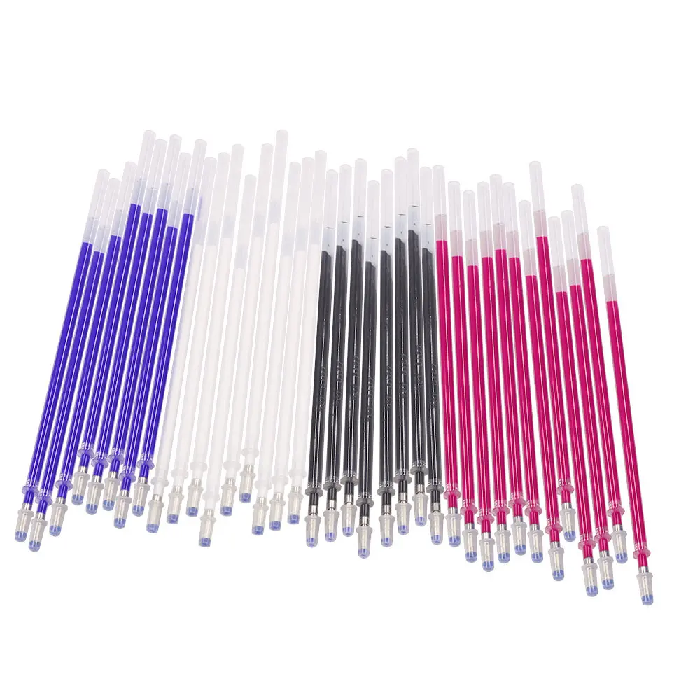 100Pcs Heat Erasable Pens Refill for Fabric Fabric Marking Pens Refill Markers for Quilting Sewing DIY Dressmaking Tailors Chalk