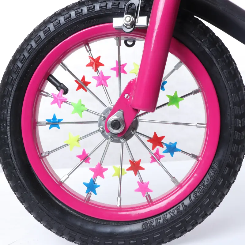 36pcs Bicycle Wheel Spoke Beads Multiple Color and Shape Children Bike Spoke Bead Children Gifts Bike Accessories