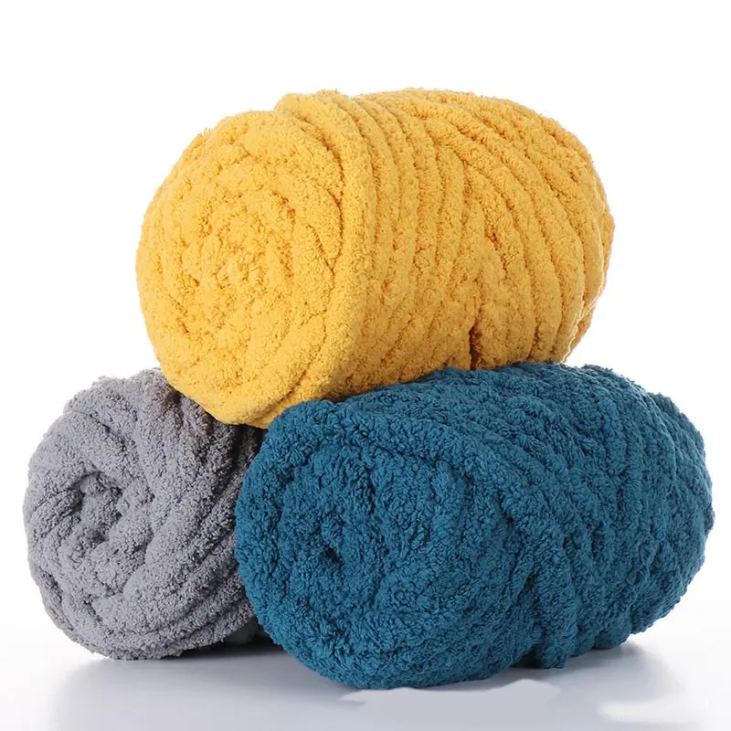 Single Strand Extra Thick Icelandic Hair Ice Stripe Thread Handmade DIY Woven Scarf Thread Hat Cushion Hook Blanket Thread