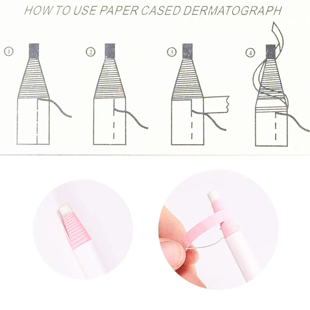 12pcs/Box White Marker Pencil Cutting Free Pen For Sewing Cloth Clothes Tailor Only Free Mark Tracking Tool DIY Marking Tool