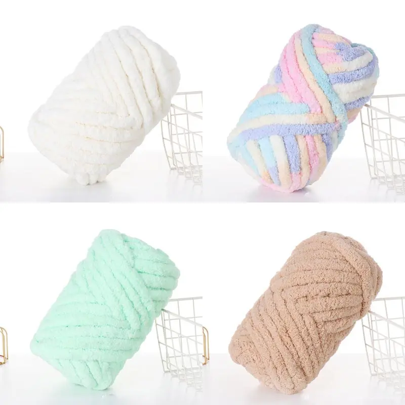 Single Strand Extra Thick Icelandic Hair Ice Stripe Thread Handmade DIY Woven Scarf Thread Hat Cushion Hook Blanket Thread
