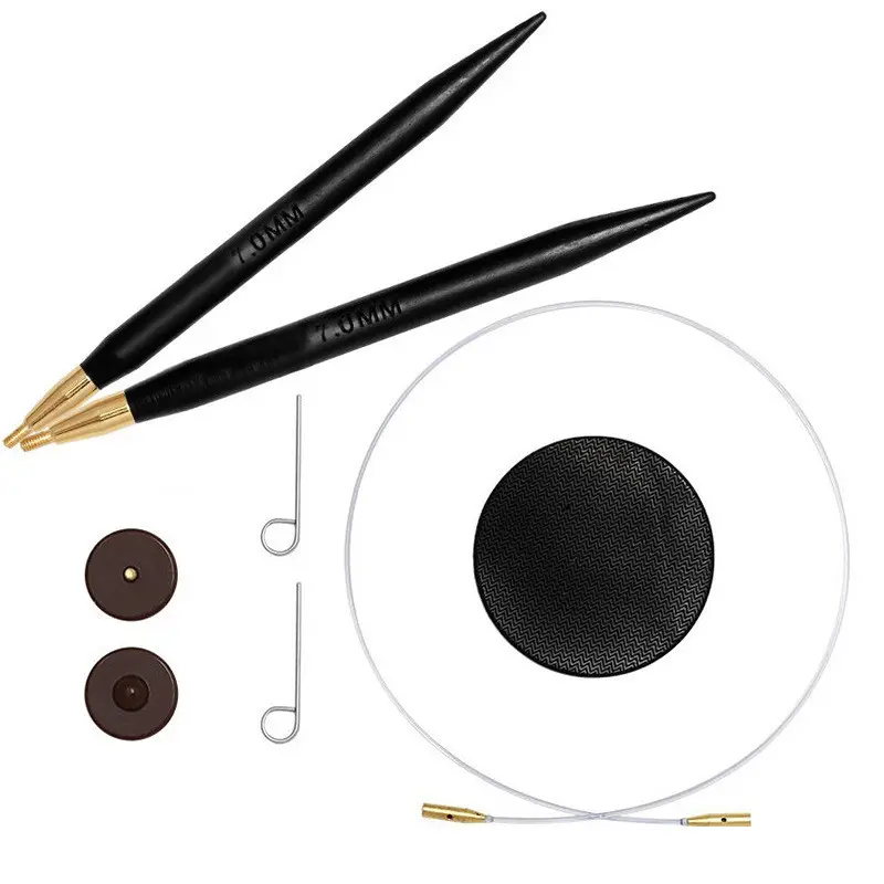 SKC Sandalwood Circular Needle Detachable DIY Knitting Tool Set Knitting Needle Loop Needle Interchangeable Sweater Needle