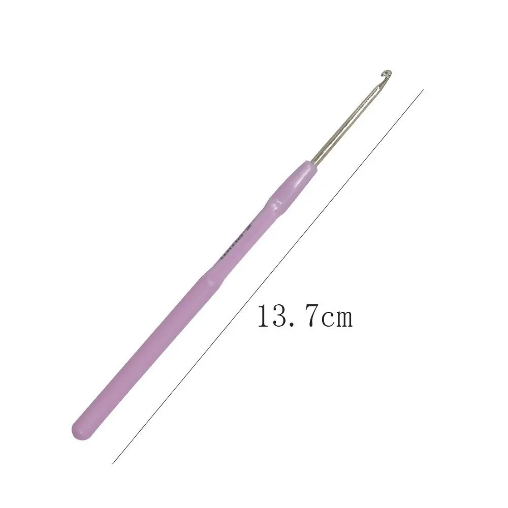 3pcs Crochet Hooks Plastics Handle Knitting Needles for Yarn DIY Craft Nice Gift Women Knitting Tools