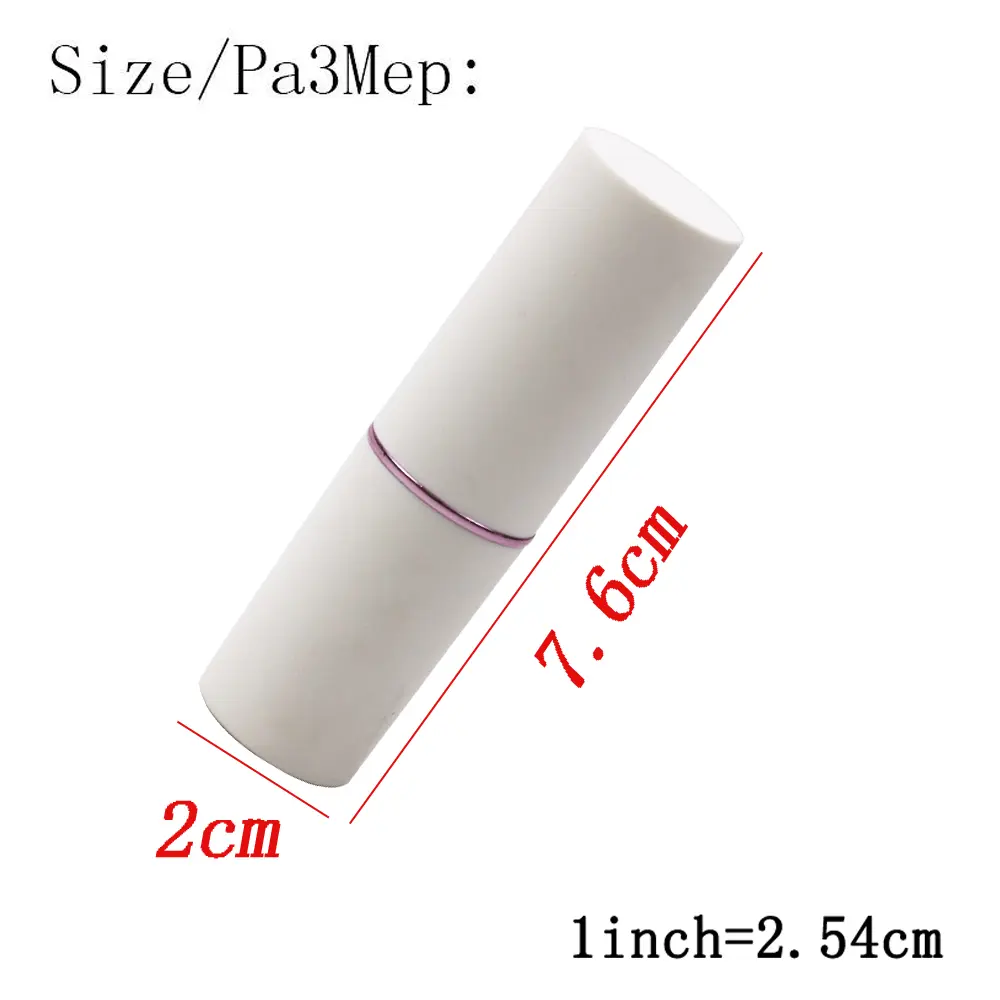 Pin Cushion Lipstick Pincushion Sewing Needle Case with 5pcs Hand Needles for DIY Needlework Craft Sewing Tool