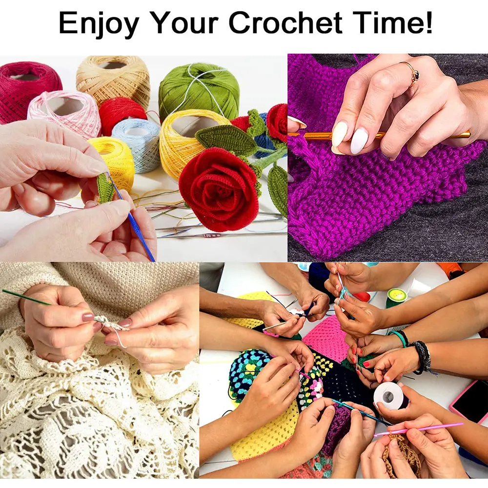 Multi Functional Portable Sweater Crochet Grip For Comfortable And Durable Hand DIY Weaving Tool Set