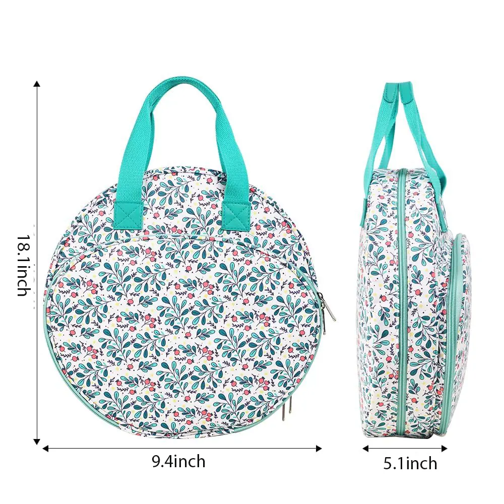 New Embroidery Thread Bag Embroidery Kit Organizer Bag Multi-Layer Oxford Storage Bag with Zipper Pockets Craft Supplies