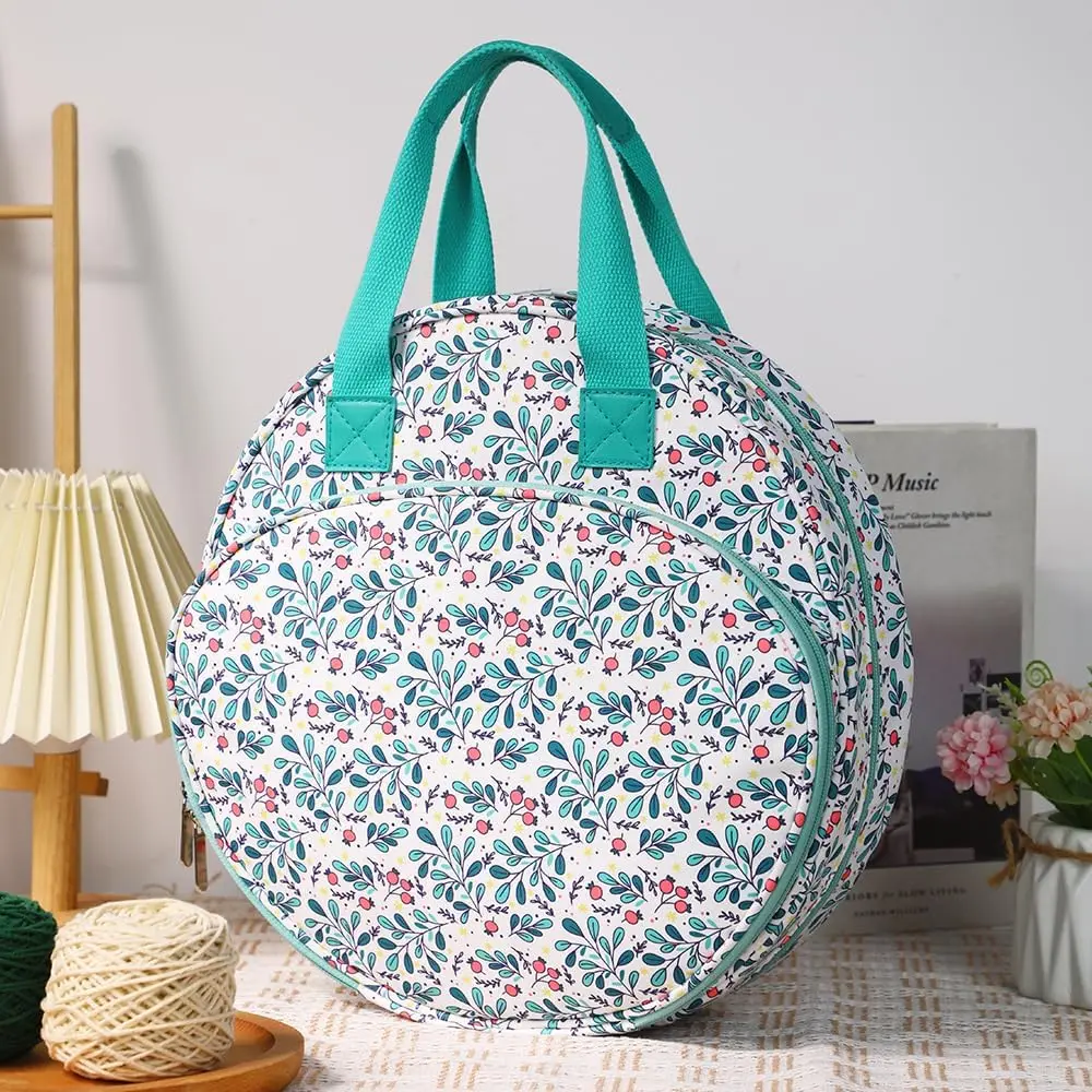 New Embroidery Thread Bag Embroidery Kit Organizer Bag Multi-Layer Oxford Storage Bag with Zipper Pockets Craft Supplies