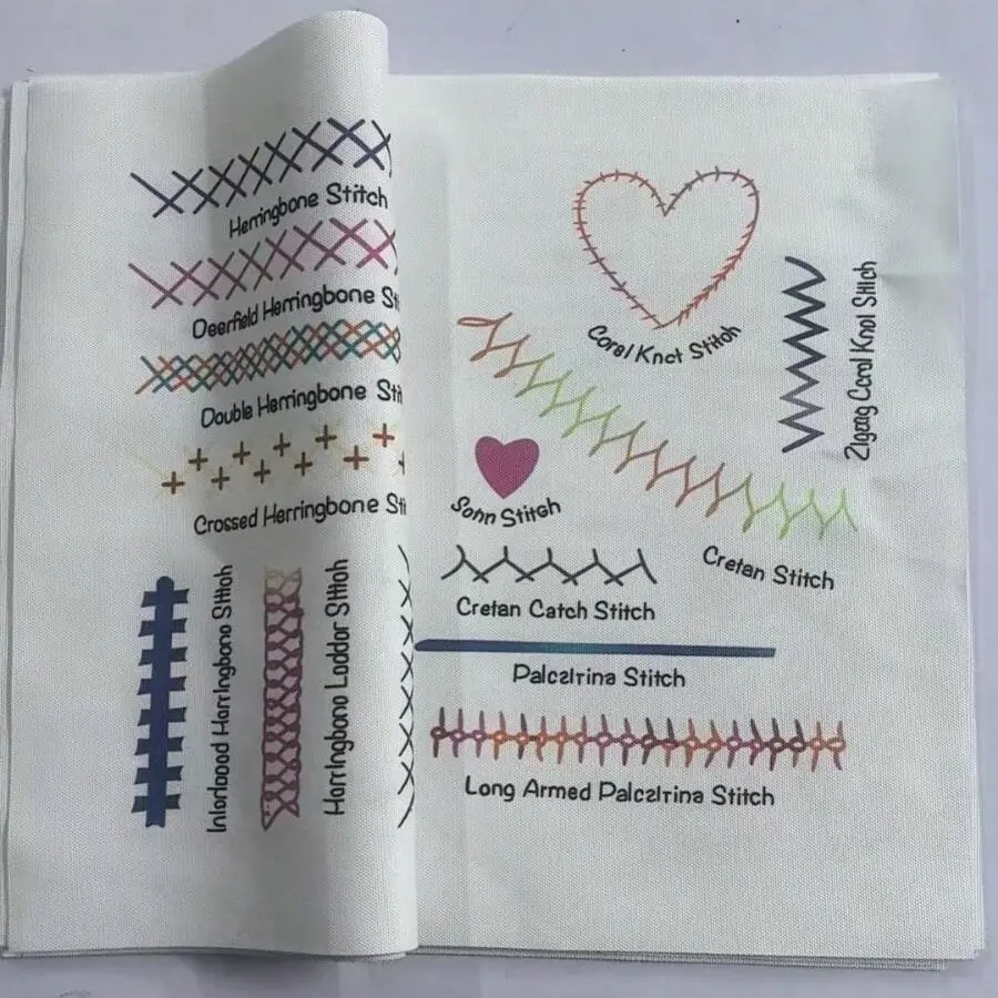 DIY Stitch Book Embroidery Stitch Book Embroidery Sewing Book Embroidery Book Sewing Books for Beginners Adult