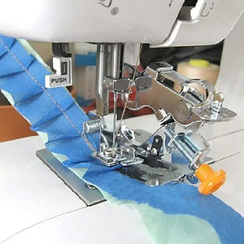 Ruffle Edge Presser Foot Parts Ruffler Pattern Design Tool Suitable Low Handle Sewing Machines DIY Sewing Machine Accessories
